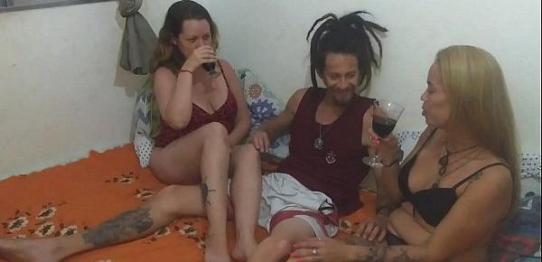  Hippie fazendo teste pra ator pornô ( Fada mel,Melissa Alecxander,Roberto Alecxander)